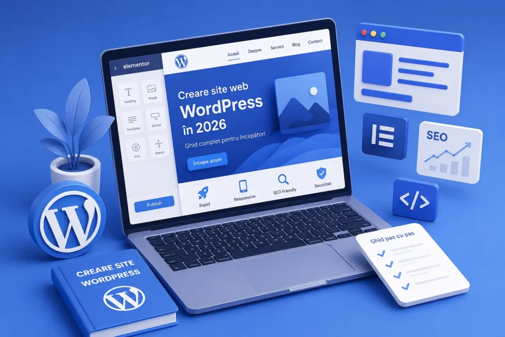 Creare site web wordpress